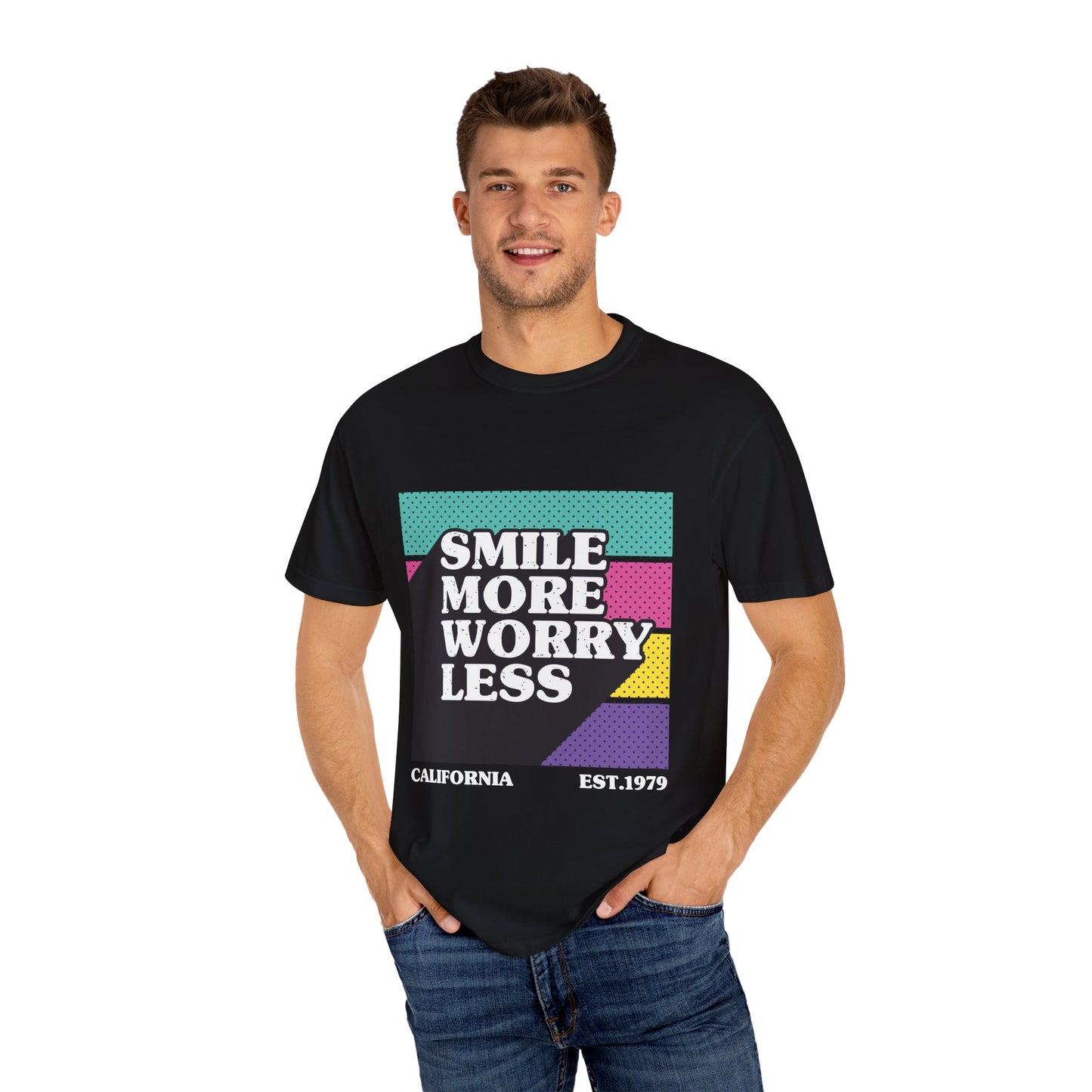 California Smile More Worry Less T-Shirt