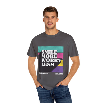 California Smile More Worry Less T-Shirt